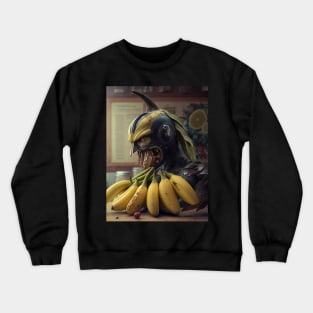 Banana Fighter robotic Crewneck Sweatshirt